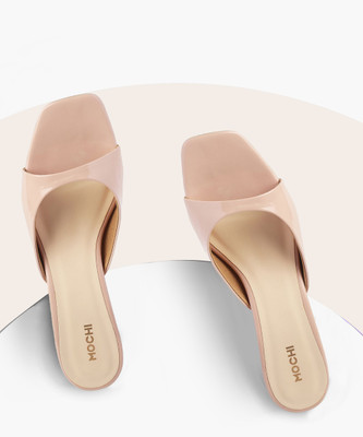 MOCHI Women Heels(Pink , 6)