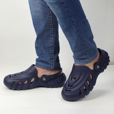 GOKIK Men Clogs(Blue , 6)