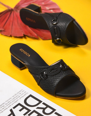 CORSICA Women Heels(Black , 5)