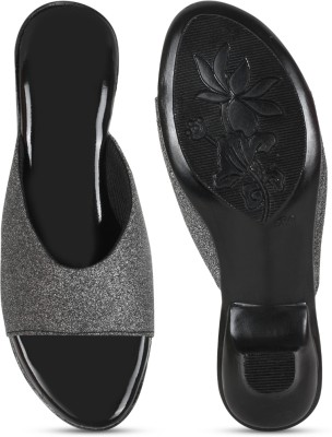 Yashasvi Women Sandals(Grey, Black , 3)