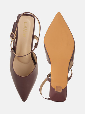 LAVIE Women Heels(Maroon , 5)