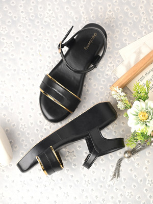 Dressberry Women Heels(Black , 6)