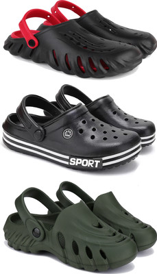 WINGSCRAFT Men Clogs(Olive , 6)