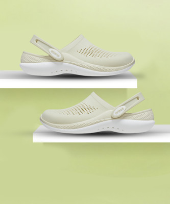 CROCS LiteRide 360 Clog Bone Men Sandals(Off White , 8)