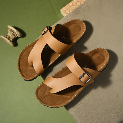 Vellinto Men Sandals(Beige , 8)