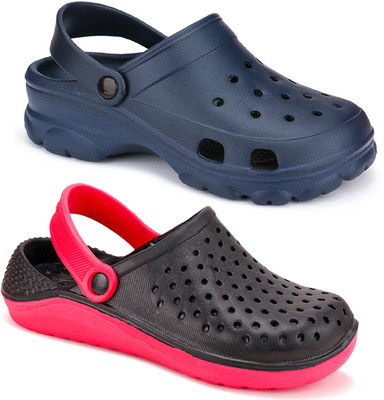 Camfoot Men Sandals(Blue, Red , 8)