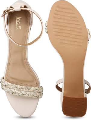 Inc.5 Women Heels(Beige , 7)