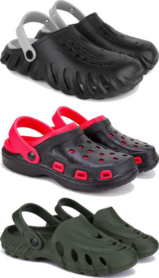 WINGSCRAFT Men Clogs(Olive , 10)