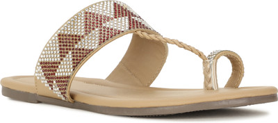 Bata Women Flats(Red , 7)