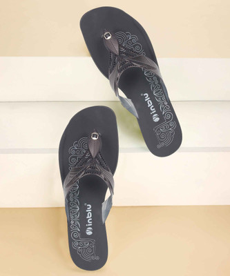 Inblu Women Flats(Black , 3)