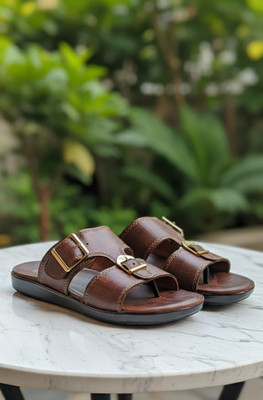 TOYTO Men Casual(Brown , 7)