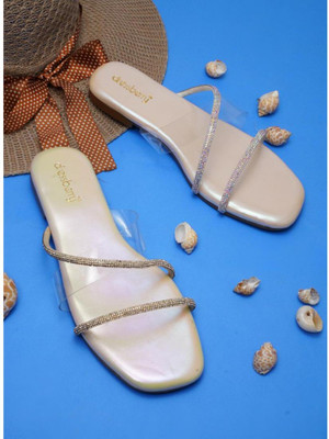 Dressberry Women Flats(Silver , 7)