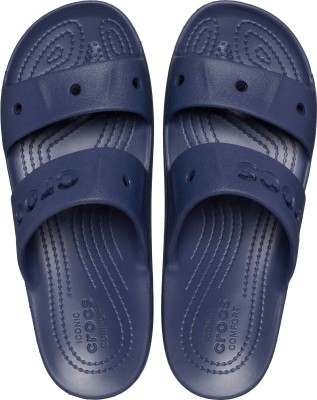 CROCS Baya Platform Women Sports Sandals(Navy , 7 UK/India)