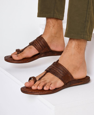 Kolhapuri Men Sandals(Brown , 7)