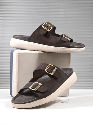Afrojack Men Sandals(Brown , 6)