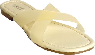 Miss Universe Women Flats(Yellow , 8)