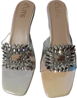 Liza Lite Women Heels(Off White , 3)