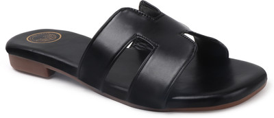 coast and cedar Women Flats(Black , 6)