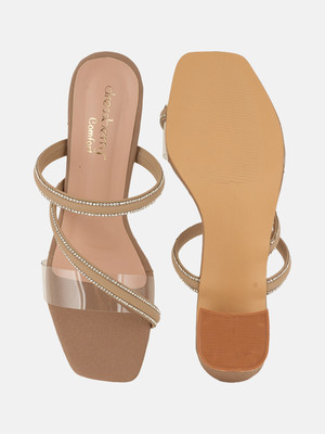 Dressberry Women Heels(Beige , 7)