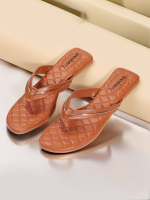 Dressberry Women Flats(Tan , 4)