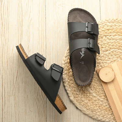 Vellinto Men Sandals(Grey , 7)