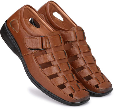 AMICO Men Sandals(Tan , 8)