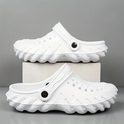peraglow Men Clogs(White , 10)