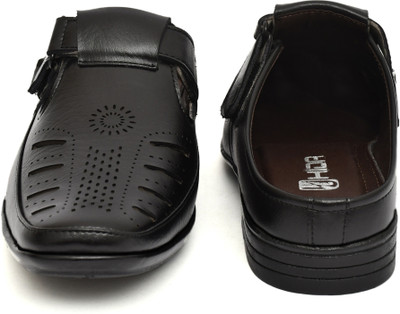 Hida Men Sandals(Black , 6)