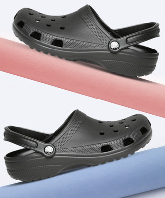 CROCS Classic Men Clogs(Black , 9 UK/India)