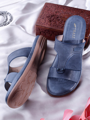 TRASE Women Flats(Blue , 3)