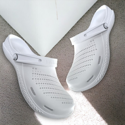 Vintex Men Sandals(White , 6)