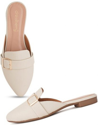 Dressberry Women Flats(Off White , 4)