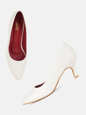 LAVIE Women Heels(White , 8)