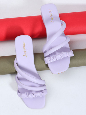 Dressberry Women Flats(Purple , 6)