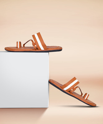 STYLE HEIGHT Men Sandals(Tan , 7)