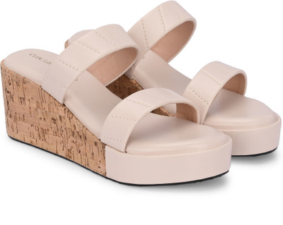 Clog London Women Heels(Beige , 8)