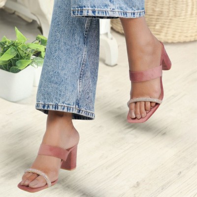 Stepee Women Pink Heels