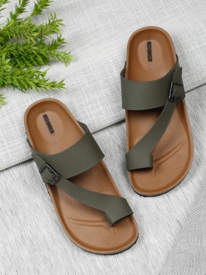 kosher Men Sandals(Olive , 10)