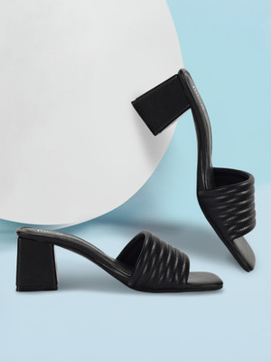 Inc.5 Women Heels(Black , 3)