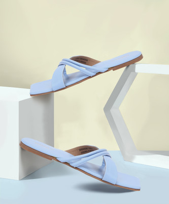 FOREVER 21 Women Flats(Blue , 5)