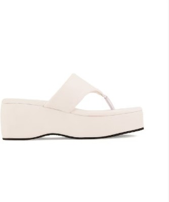 UUNDA Fashion Women Wedges(White , 6)