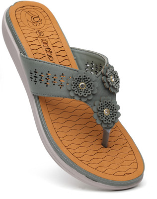 Ortho + Rest Women Orthopedic Doctor Soft Slipper | Pregnancy Non-Slip | Diabetic | Daily Use Women Flats(Olive , 4) Ortho + Rest Women Orthopedic Doctor Soft Slipper | Pregnancy Non-Slip | Diabetic | Daily Use Women Flats(Olive , 4)