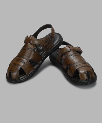 PIERRE CARDIN Men Sandals(Tan , 8)