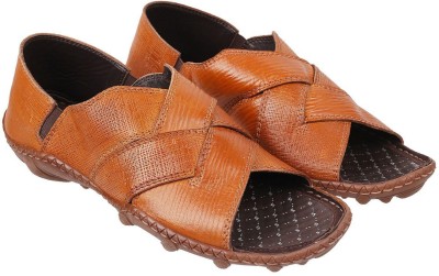 MOCHI Men Sandals(Tan , 8)