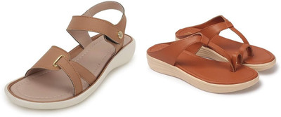 Persome Women Wedges(Multicolor , 6)