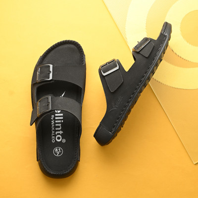 Vellinto Men Sandals(Black , 10)