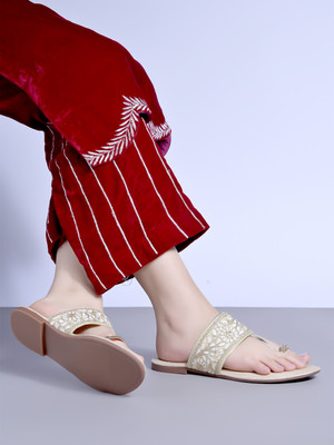 NZS Women Flats(Beige , 6)