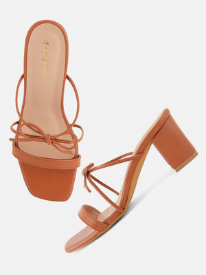Mast & Harbour Women Heels(Tan , 6)