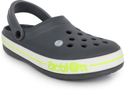 Action Plus Men Grey Green Clogs Price History