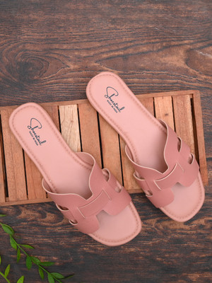 Shoestail Women Flats(Pink , 5)